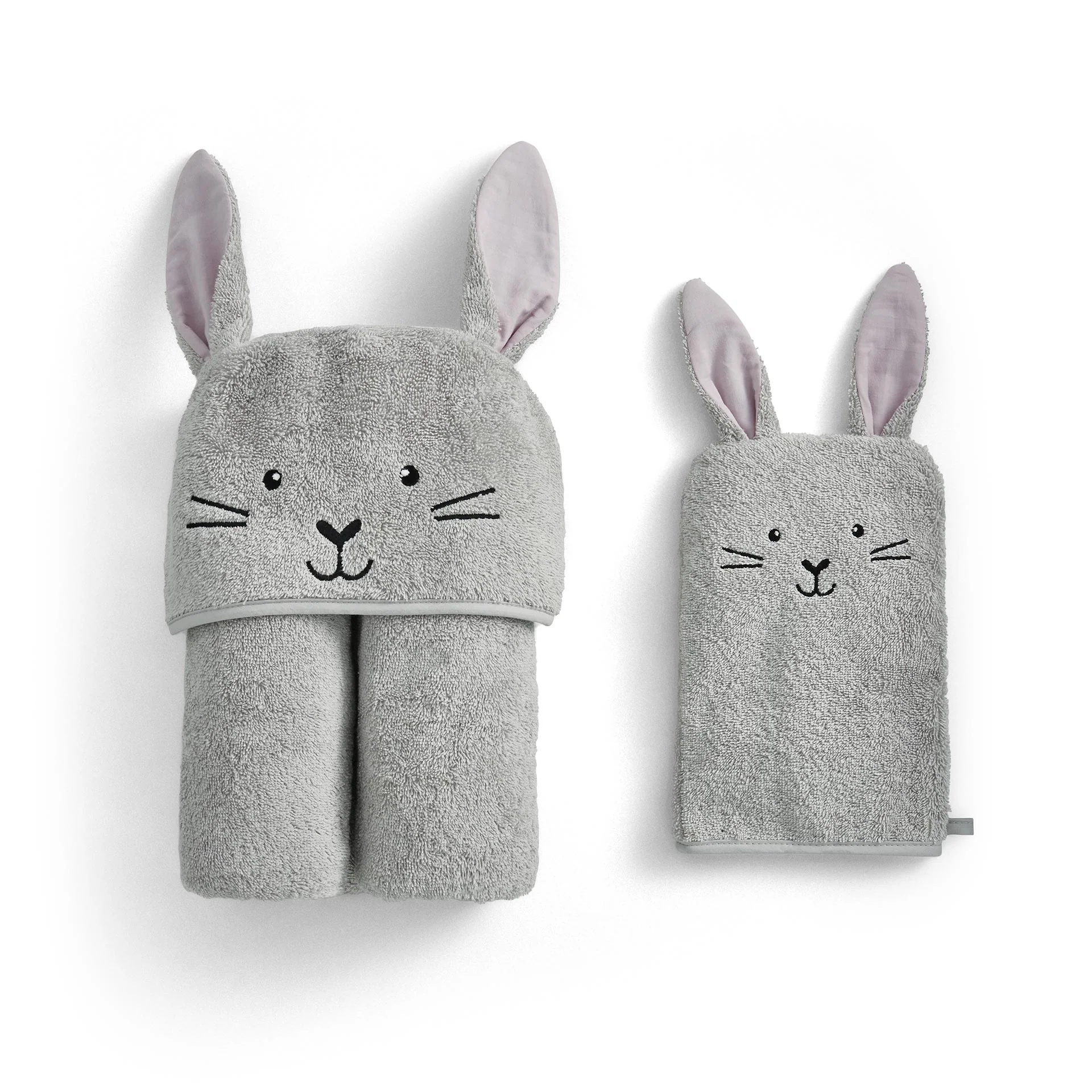 Bunny Cuddle Wrap & Mitt Set - Image 3