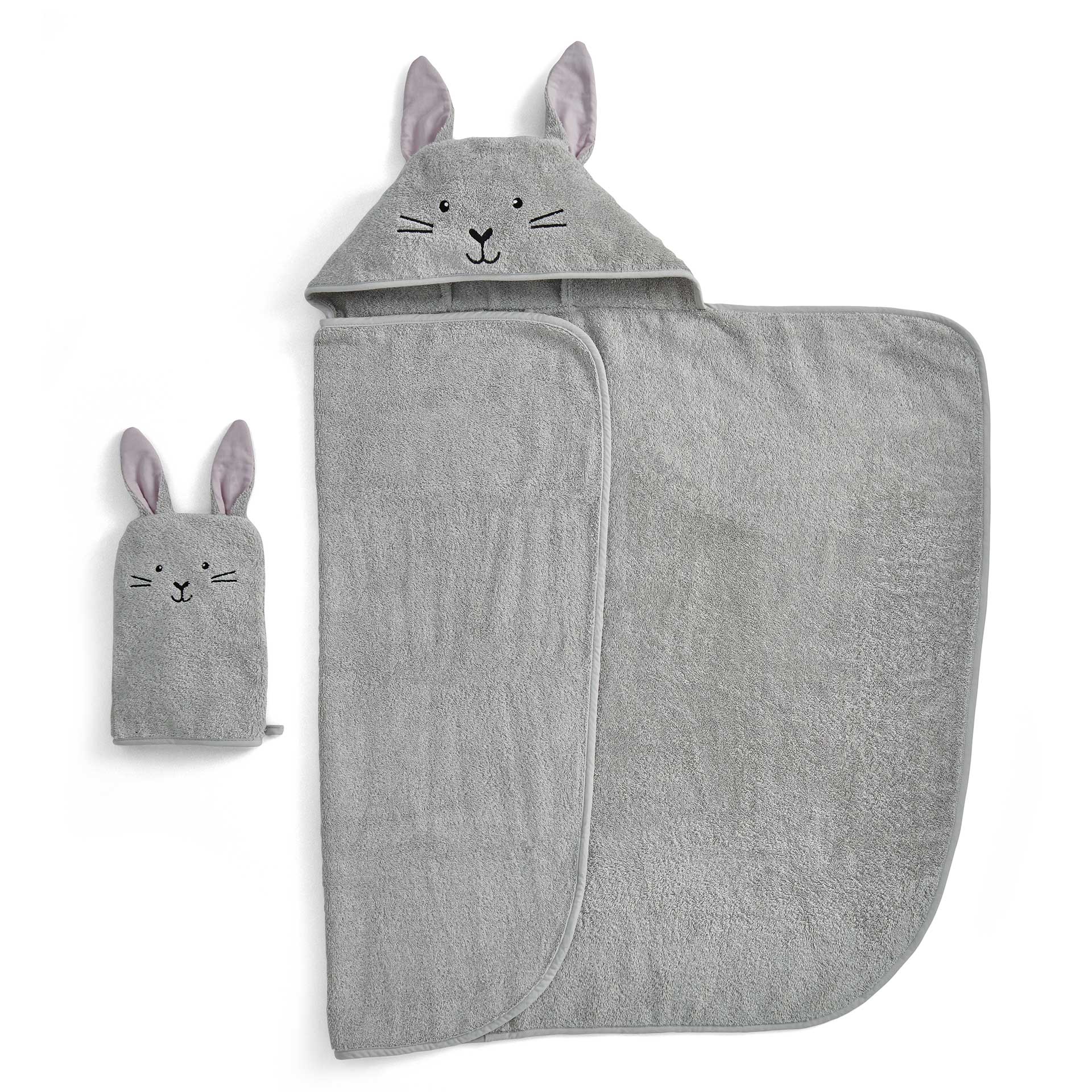 Bunny Cuddle Wrap & Mitt Set - Image 5