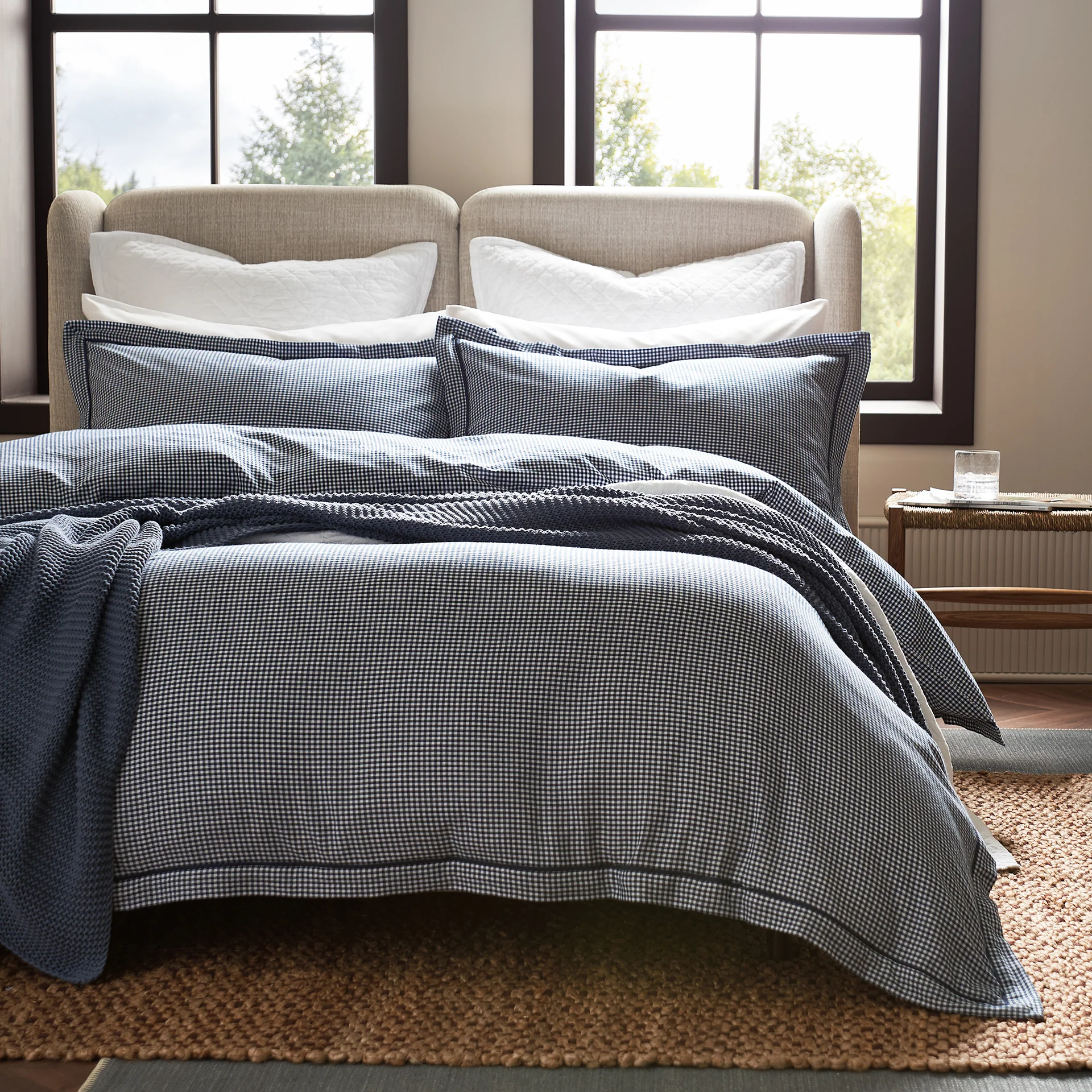 Gingham Oxford Duvet Set - Image 4