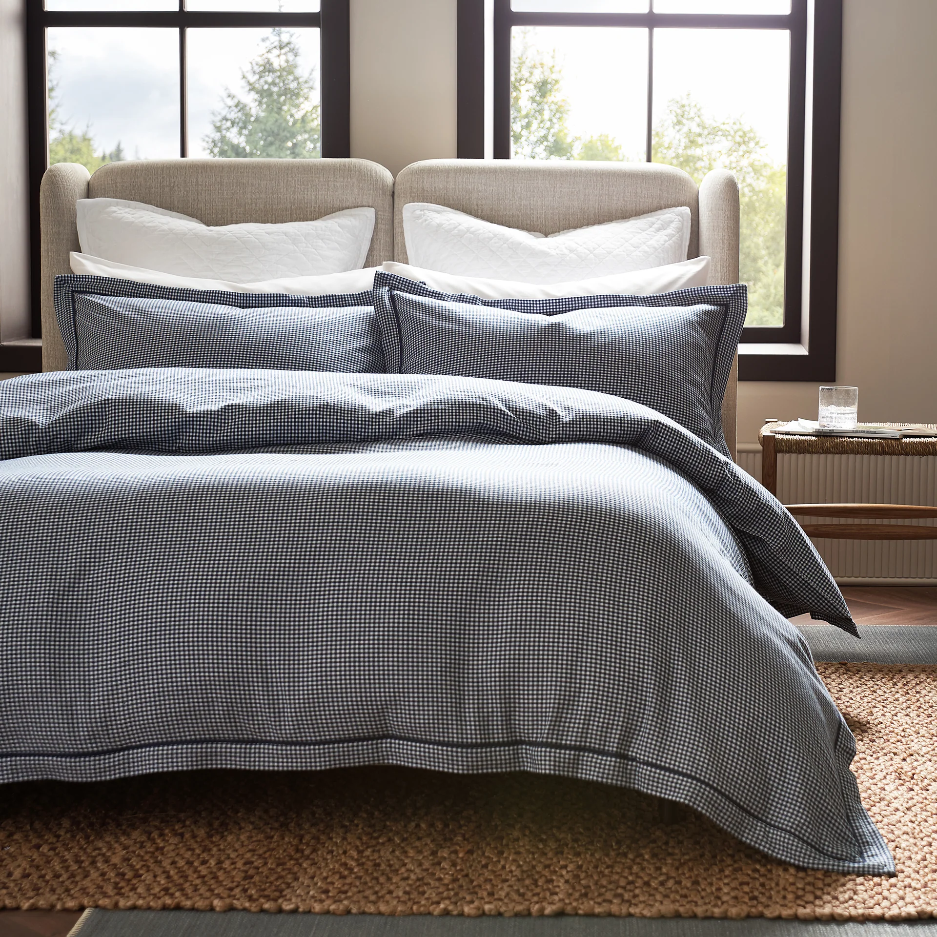 Gingham Oxford Duvet Set - Image 5