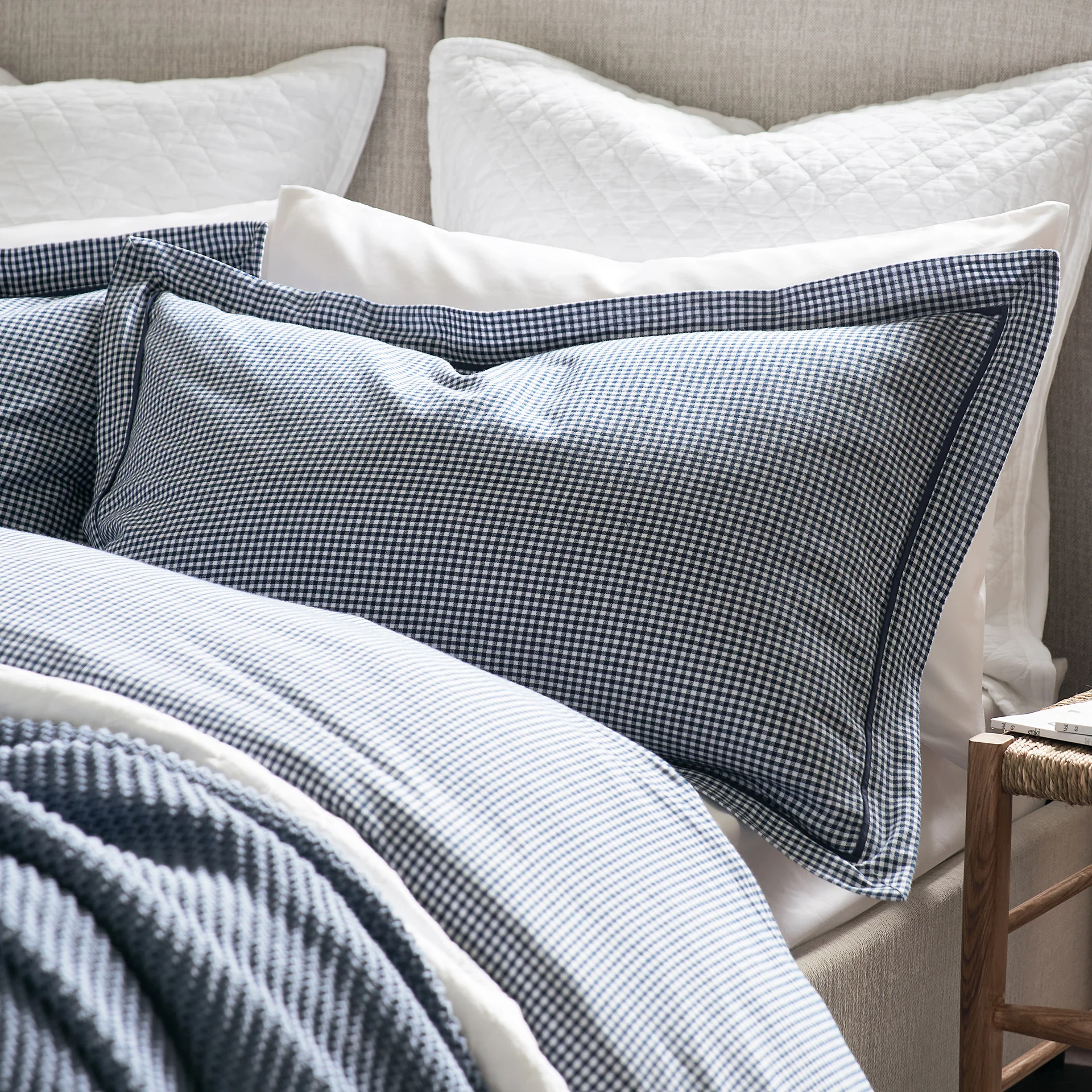 Gingham Oxford Duvet Set - Image 7