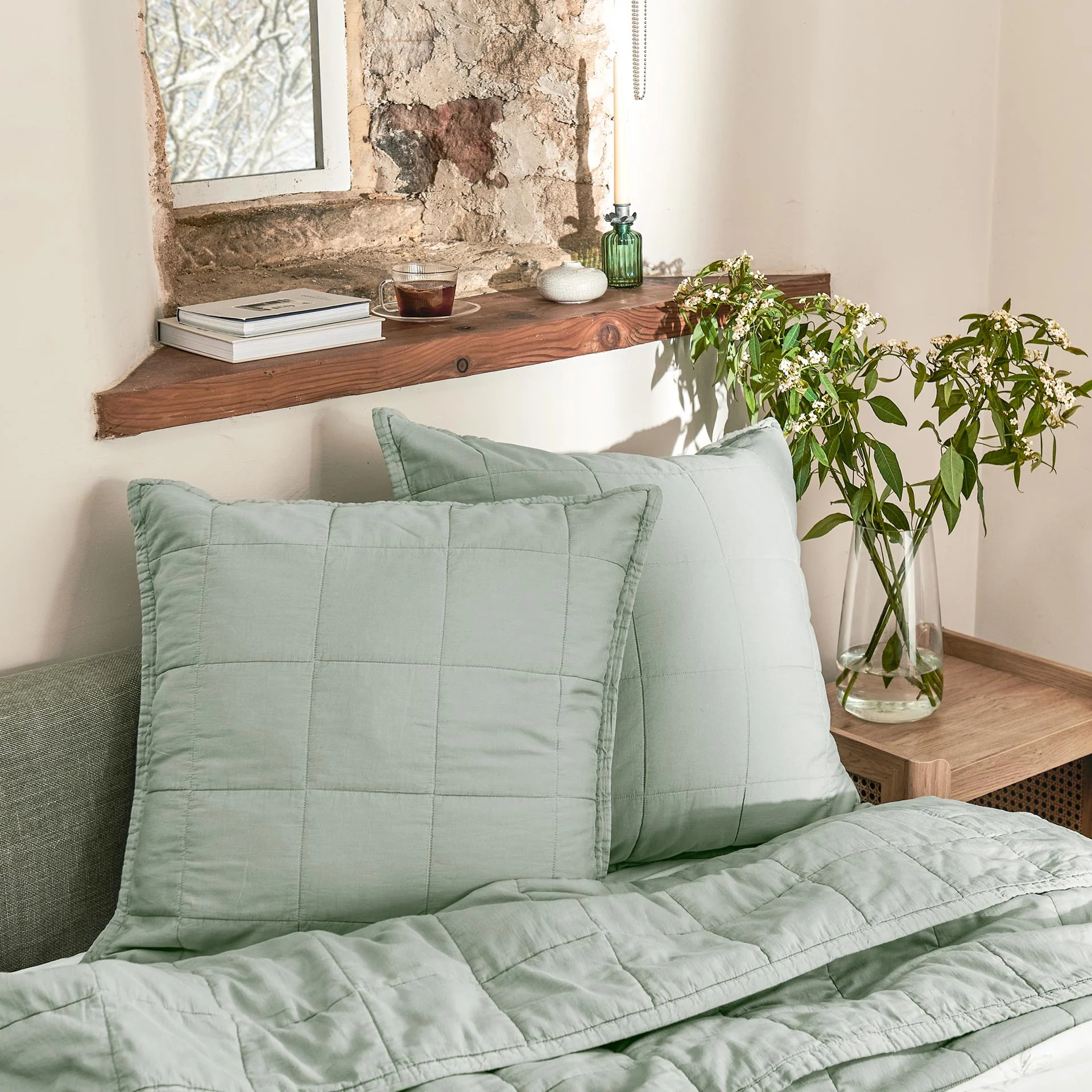 Laundered Cotton Shams - Image 11